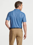 Radio Star Performance Jersey Polo in Brook Blue by Peter Millar