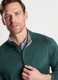 Stealth Performance Quarter-Zip in Lacinato by Peter Millar