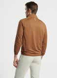 Stealth Performance Quarter-Zip in Walnut by Peter Millar