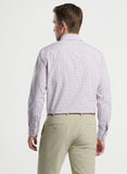 Moors Performance Poplin Sport Shirt in Scarlet Lily by Peter Millar