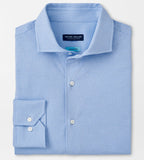 Midlands Excursionist Flex Sport Shirt in Blue Frost by Peter Millar