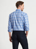 Turin Italian Flannel Sport Shirt in Brook Blue by Peter Millar