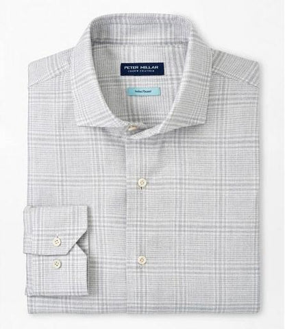 Lucca Italian Flannel Sport Shirt in British Grey by Peter Millar