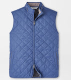 Essex Quilted Travel Vest in Galaxy by Peter Millar