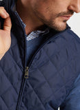 Essex Quilted Travel Vest in Navy by Peter Millar