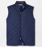 Essex Quilted Travel Vest in Navy by Peter Millar