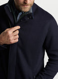 Crown Flex Fleece City Coat in Navy by Peter Millar