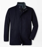 Crown Flex Fleece City Coat in Navy by Peter Millar