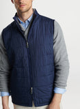 Portrush Reversible Hybrid Vest in Navy by Peter Millar