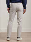 Signature Sateen Five-Pocket Pant in Light Grey by Peter Millar