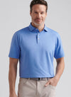 Solid Performance Jersey Polo in Evening Tide by Peter Millar