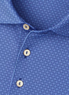 Axle Geo Performance Jersey Polo in Sport Navy by Peter Millar