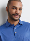 Axle Geo Performance Jersey Polo in Sport Navy by Peter Millar