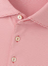 Jubilee Stripe Performance Polo in Tango Pink by Peter Millar