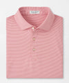 Jubilee Stripe Performance Polo in Tango Pink by Peter Millar