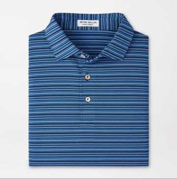 Atrium Performance Jersey Polo in Navy by Peter Millar
