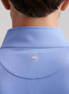 Perth Mélange Performance Quarter-Zip in Seaside Blue by Peter Millar