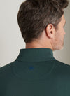 Perth Mélange Performance Quarter-Zip in Nordic Pine by Peter Millar