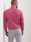 Perth Mélange Performance Quarter-Zip in Rosewood by Peter Millar
