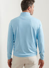 Perth Birdseye Performance Quarter-Zip in Seaport Blue by Peter Millar