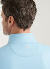 Perth Birdseye Performance Quarter-Zip in Seaport Blue by Peter Millar