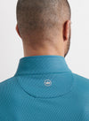Perth Birdseye Performance Quarter-Zip in Sport Navy by Peter Millar