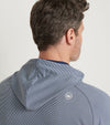 Pine Sugar Stripe Performance Hoodie in Navy by Peter Millar