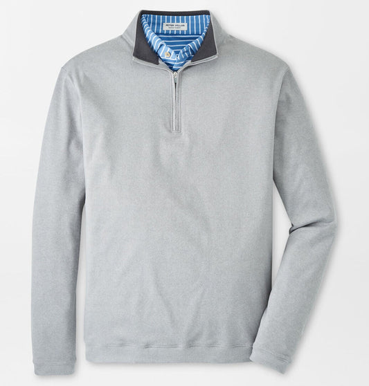 Ardent Air Performance Quarter-Zip in Gale Grey by Peter Millar