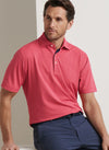 Winston Performance Mesh Polo in Tango Pink by Peter Millar