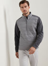 Weld Hybrid Half-Zip in Iridium/Oslo Grey by Peter Millar
