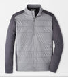 Weld Hybrid Half-Zip in Iridium/Oslo Grey by Peter Millar