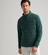 Weld Hybrid Half-Zip in Nordic Pine by Peter Millar