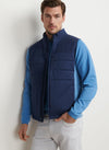 Fuse Hybrid Fleece Vest in Navy by Peter Millar