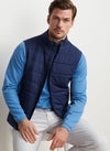Fuse Hybrid Fleece Vest in Navy by Peter Millar