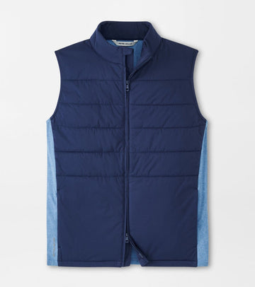 Fuse Hybrid Fleece Vest in Navy by Peter Millar