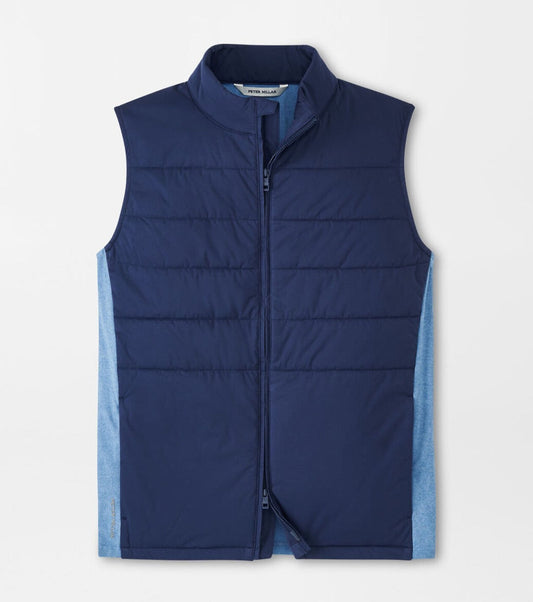 Fuse Hybrid Fleece Vest in Navy by Peter Millar