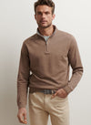Crown Comfort Pullover in Poplar Brown by Peter Millar