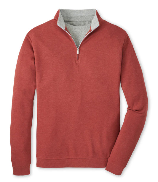 Crown Comfort Pullover in Sparrow Red by Peter Millar