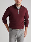 Crown Sweater Fleece Quarter-Zip in Autumn Foliage by Peter Millar