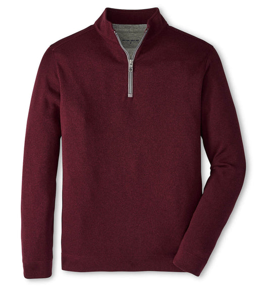 Crown Sweater Fleece Quarter-Zip in Autumn Foliage by Peter Millar