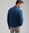 Crown Sweater Fleece Quarter-Zip in Blue Haze by Peter Millar
