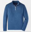 Crown Sweater Fleece Quarter-Zip in Blue Haze by Peter Millar