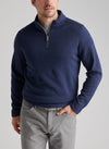 Crown Sweater Fleece Quarter-Zip in Navy by Peter Millar