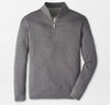 Crown Sweater Fleece Quarter-Zip in Oslo Grey by Peter Millar