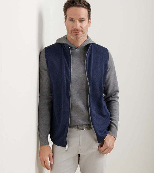 Crown Sweater Fleece Vest in Navy by Peter Millar