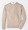Autumn Crest Honeycomb Crewneck Sweater in Light Elm by Peter Millar