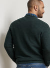 Autumn Crest Honeycomb Crewneck Sweater in Nordic Pine by Peter Millar