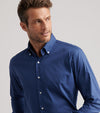 Conway Crown Lite Cotton-Stretch Sport Shirt in Blue Haze by Peter Millar
