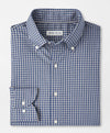 Conway Crown Lite Cotton-Stretch Sport Shirt in Gale Grey by Peter Millar