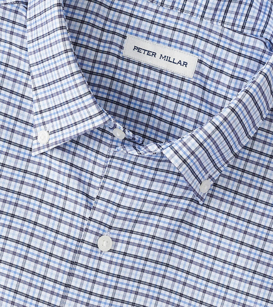 Leavenworth Performance Twill Sport Shirt in Evening Tide by Peter Millar